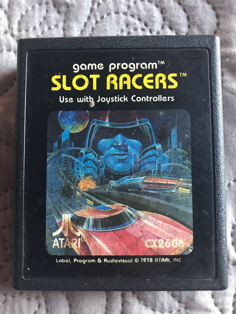 Slot Racers - Atari 2600 video game collectible - Main Image 1