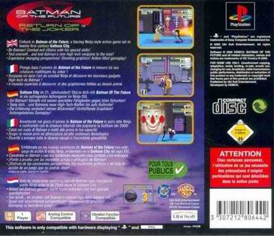 Batman Beyond Return Of The Joker - Sony PlayStation (Ubisoft - 2) video game collectible - Main Image 2