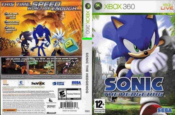Sonic - Microsoft Xbox 360 video game collectible - Main Image 1