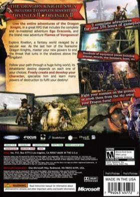 Divinity II: The Dragon Knight Saga - Microsoft Xbox 360 (Focus Home Interactive - 1) video game collectible [Barcode 3512289018104] - Main Image 2