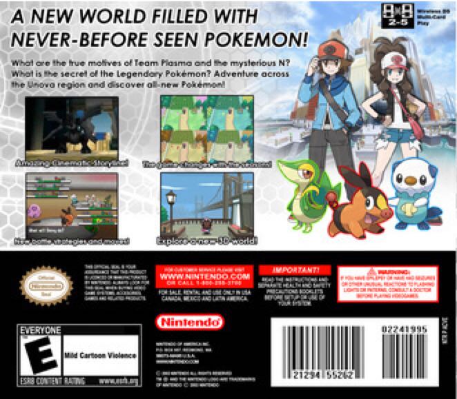 Pokémon Edición blanca - Nintendo DS (Nintendo - 1) video game collectible [Barcode 045496471118] - Main Image 2
