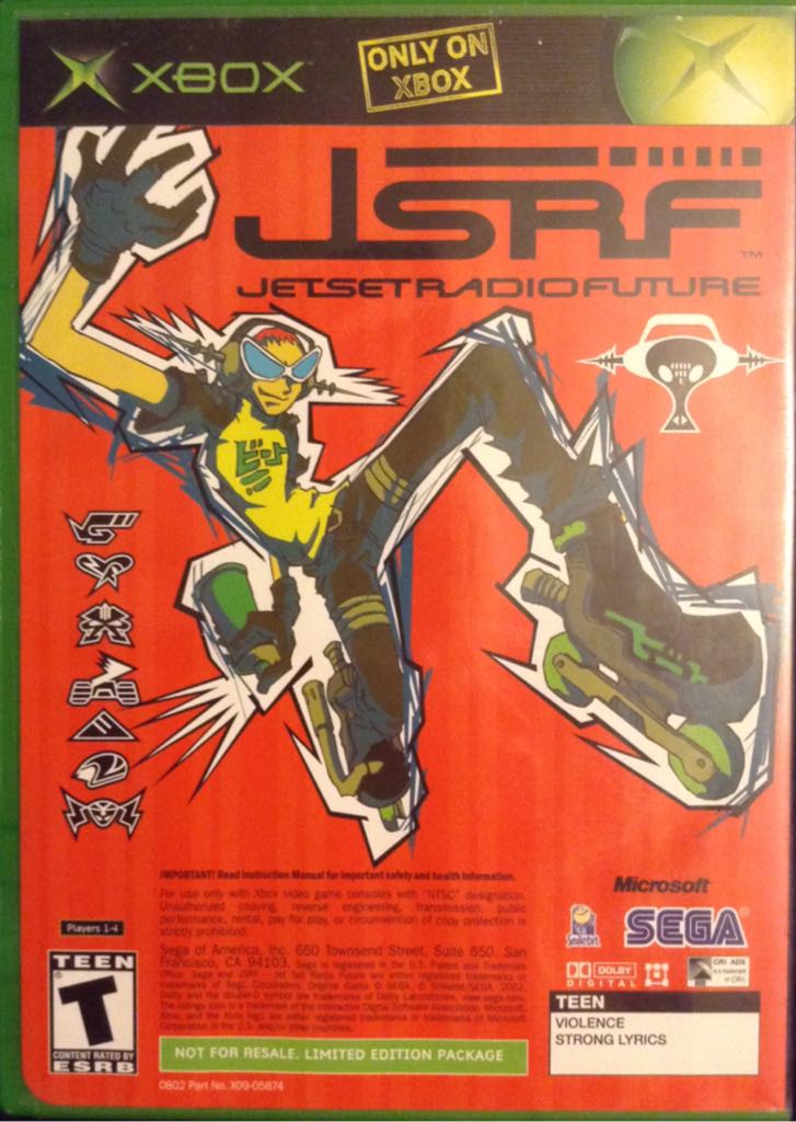Sega GT 2002 / Jet Set Radio Future - Microsoft Xbox (SEGA Japan - 1) video game collectible - Main Image 2