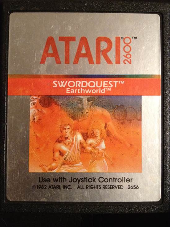 Swordquest: EarthWorld - Atari 2600 video game collectible - Main Image 1