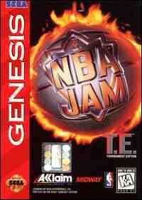 NBA Jam T.E. - Sega Genesis (Mega Drive) (Midway - 2) video game collectible - Main Image 1