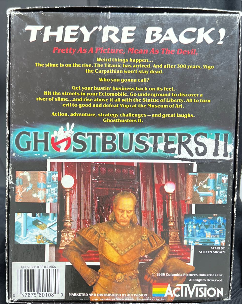 Ghostbusters 2 - Commodore Amiga (Activision) video game collectible [Barcode 5013156510670] - Main Image 2