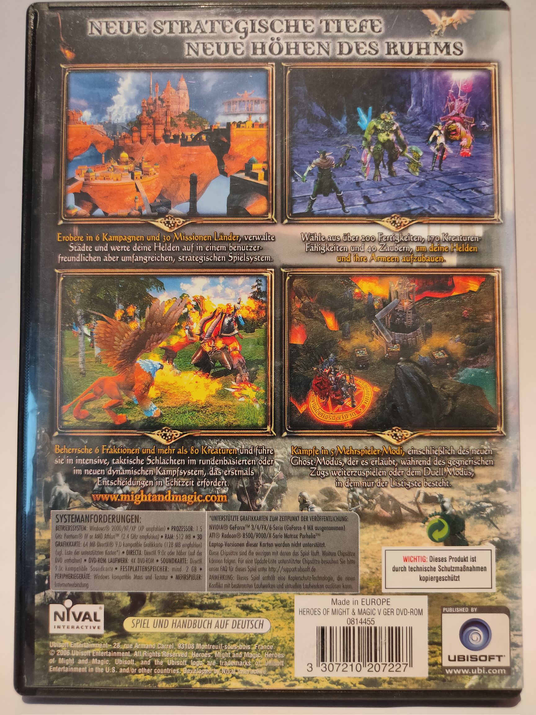 Heroes Of Might & Magic 5 - PC video game collectible [Barcode 3307210207227] - Main Image 2