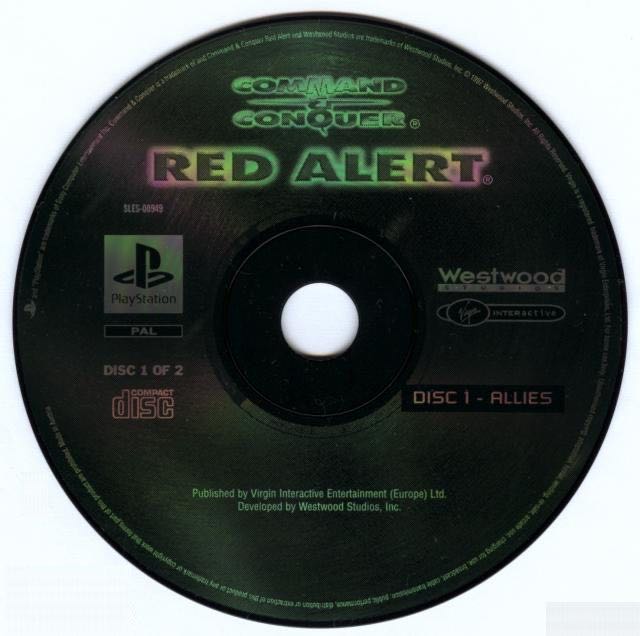 Command And Conquer: Red Alert - Sony PlayStation (Westwood Studios - 1) video game collectible [Barcode 5028587081453] - Main Image 3