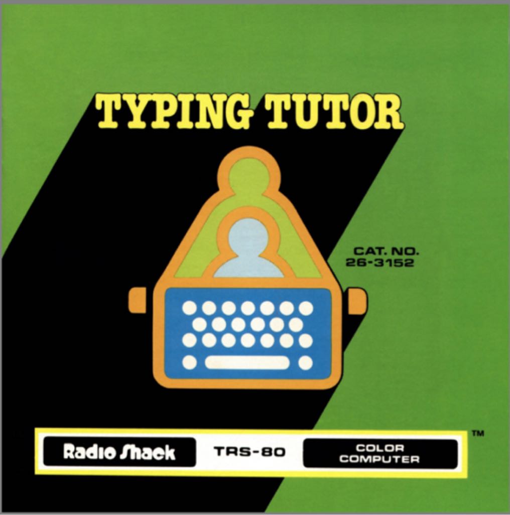 Typing Tutor - Tandy Computer video game collectible - Main Image 1