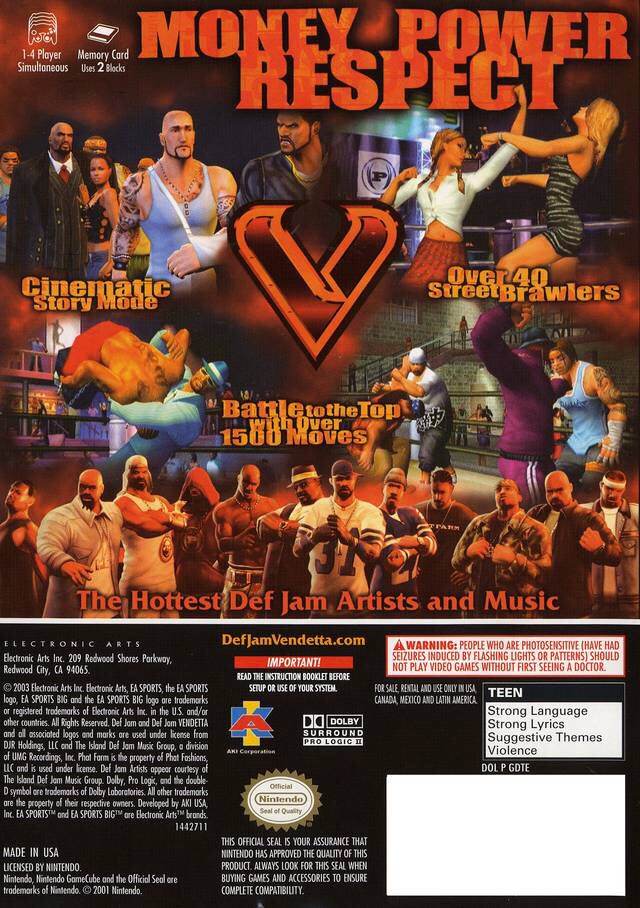 Def Jam: Vendetta - Nintendo GameCube (EA Sports Big) video game collectible - Main Image 2