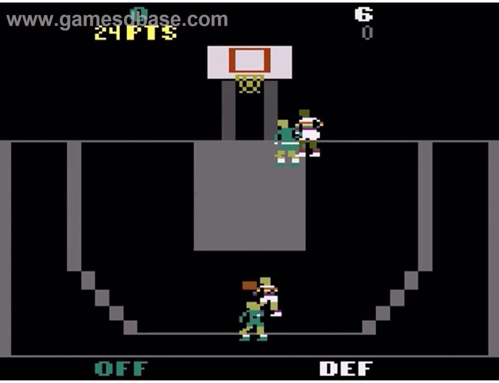 Double Dunk - Atari 2600 video game collectible - Main Image 2