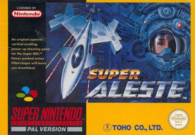 Super Aleste - Nintendo Super Nintendo Entertainment System (SNES) (Toho) video game collectible - Main Image 1