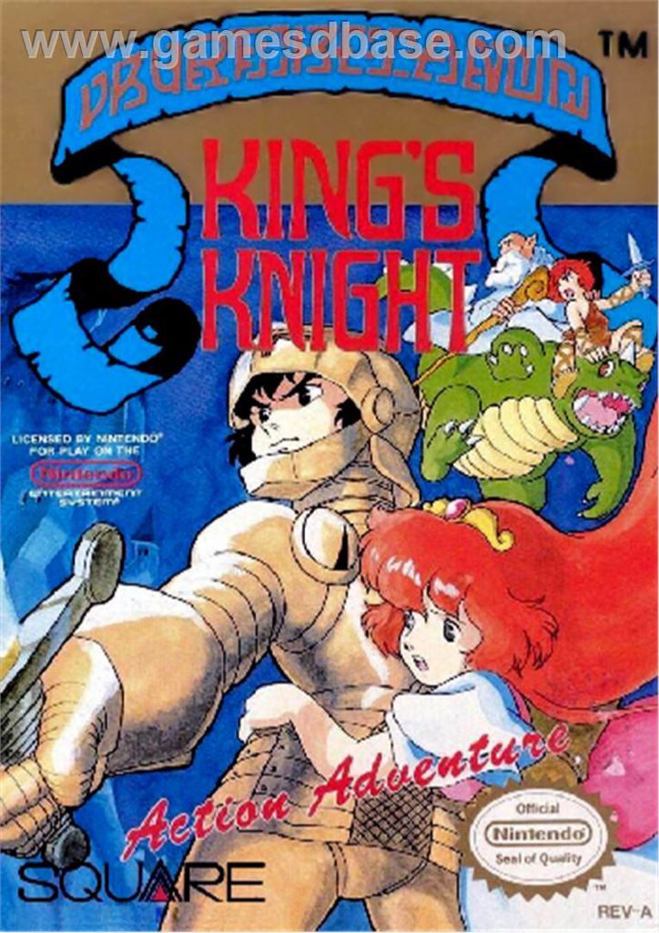 King’s Knight - Nintendo Entertainment System (NES) video game collectible - Main Image 1