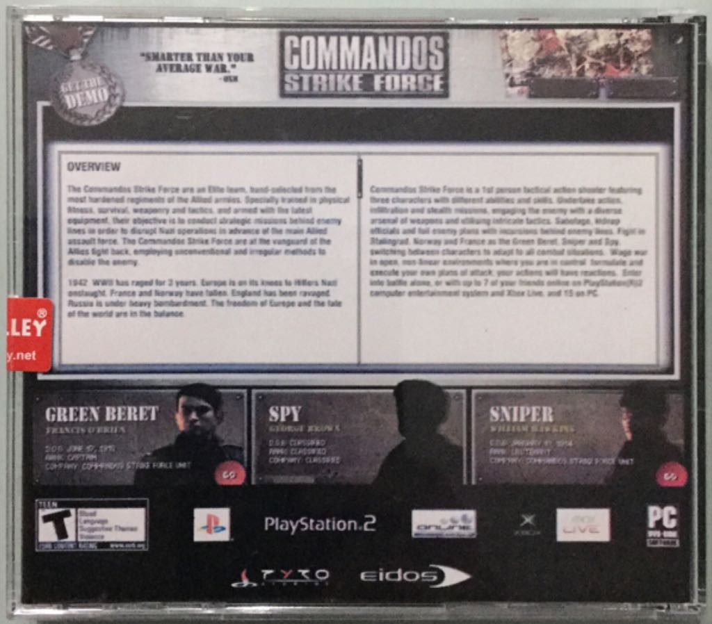 Commandos: Strike Force - PC (Eidos Interactive - 1) video game collectible - Main Image 2