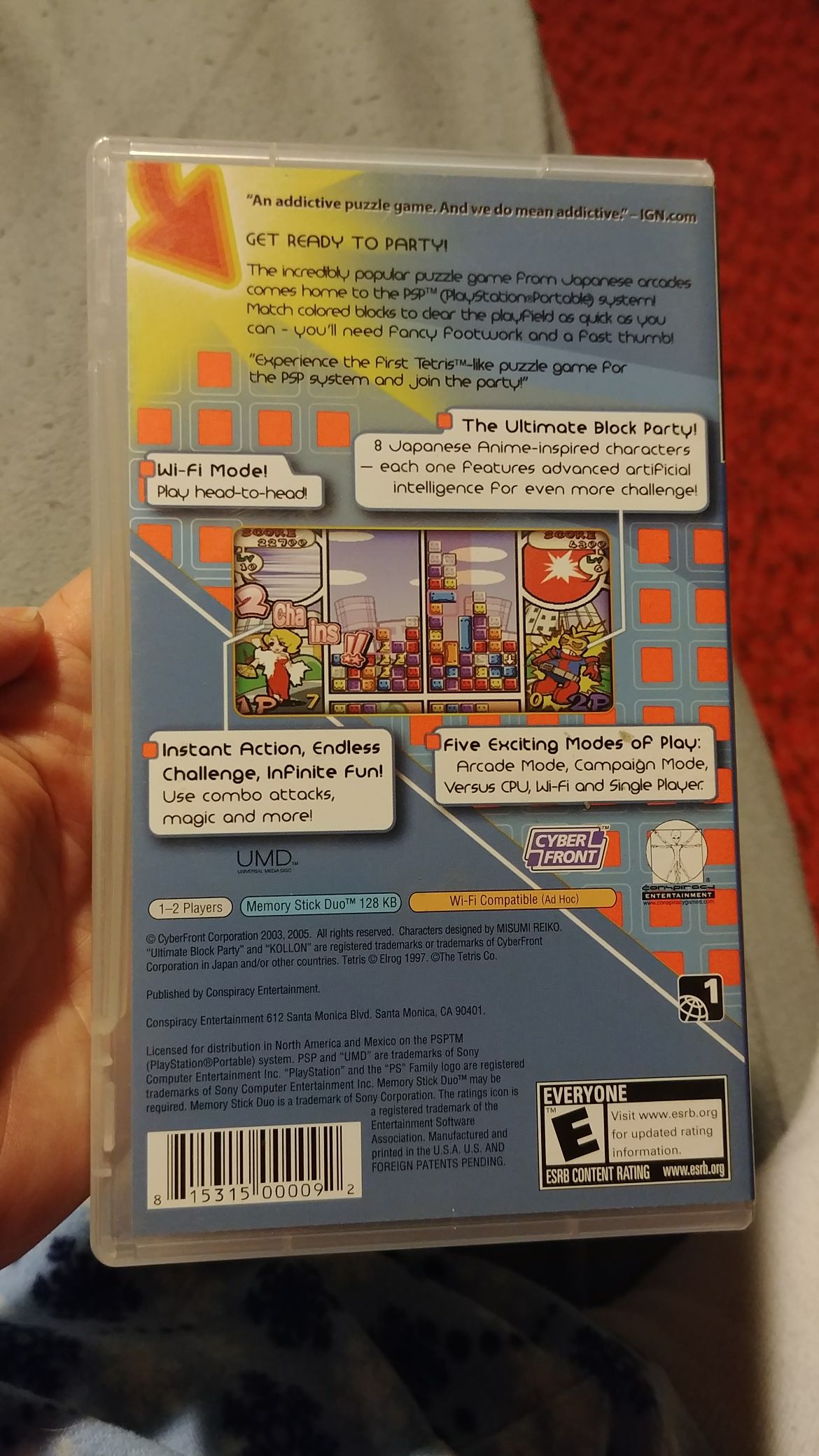 Ultimate Block Party - Sony PlayStation Portable (PSP) video game collectible - Main Image 2