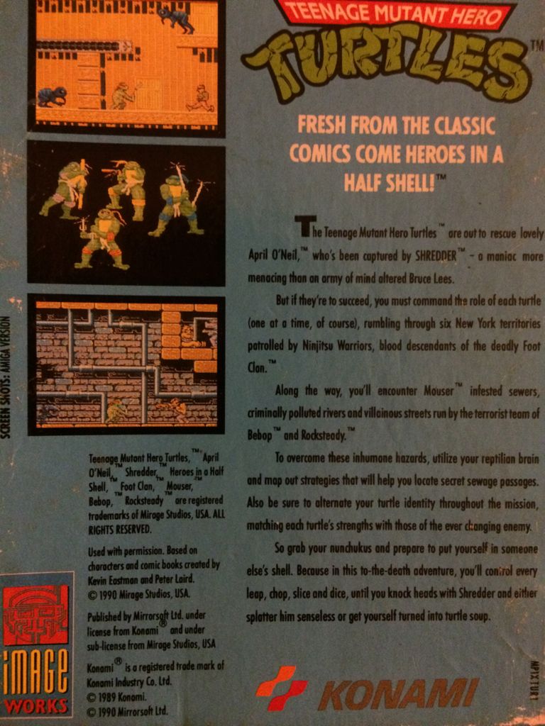 Teenage Mutant Hero Turtles - Commodore 64 video game collectible - Main Image 2