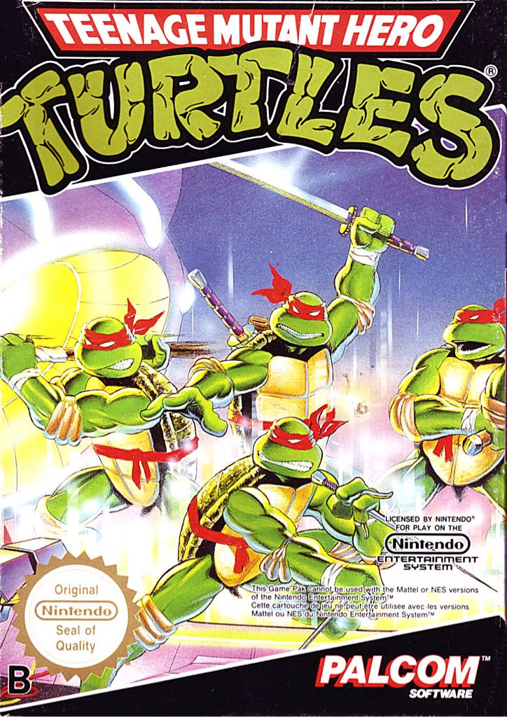 Teenage Mutant Hero Turtles - Nintendo Entertainment System (NES) video game collectible - Main Image 1