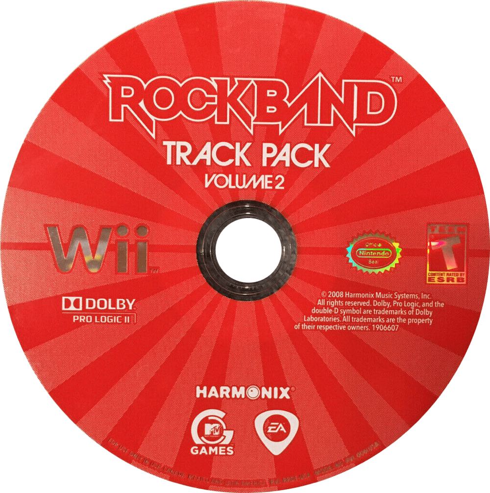 Rock Band Track Pack Volume II - Nintendo Wii (EA Electronic Arts - 4) video game collectible [Barcode 014633190663] - Main Image 3