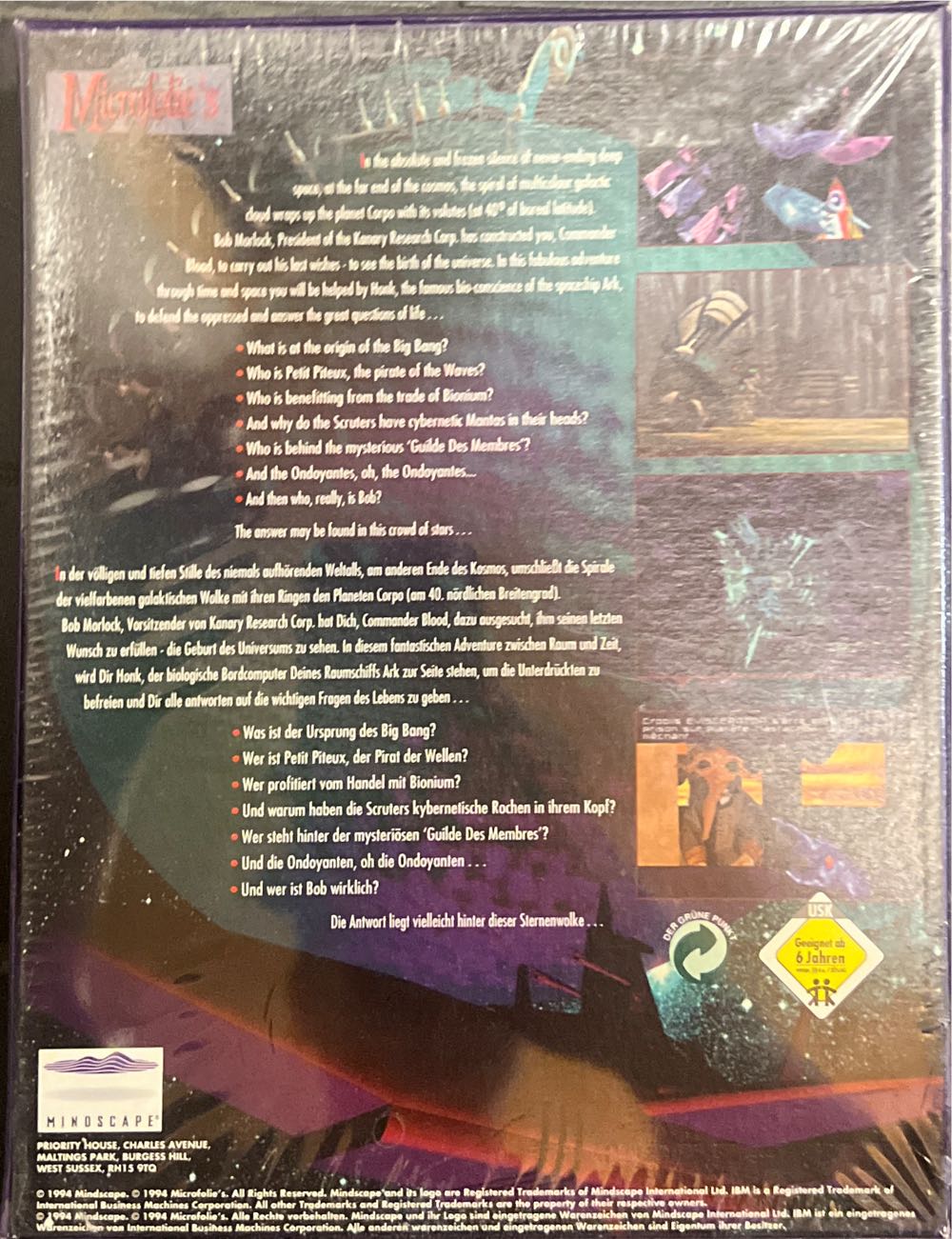 Commander Blood - PC (1) video game collectible [Barcode 5018247834222] - Main Image 2