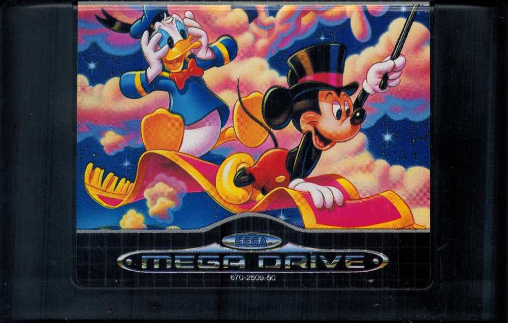World of Illusion : Starring Mickey Mouse and Donald Duck - Sega Mega Drive video game collectible - Main Image 2