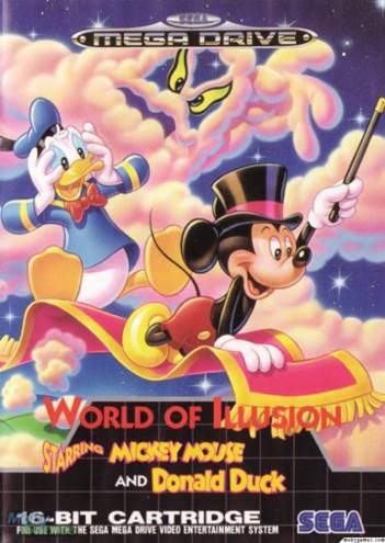 World of Illusion : Starring Mickey Mouse and Donald Duck - Sega Megadrive (”Sega” - 1) video game collectible - Main Image 1