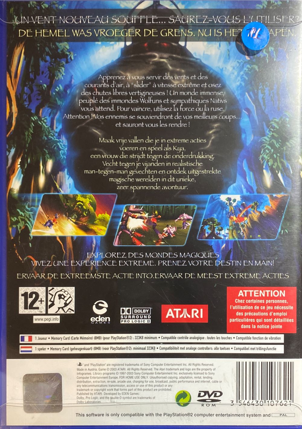 Kya Dark Lineage - Sony PlayStation 2 (PS2) (Atari - 1) video game collectible [Barcode 3546430107621] - Main Image 4