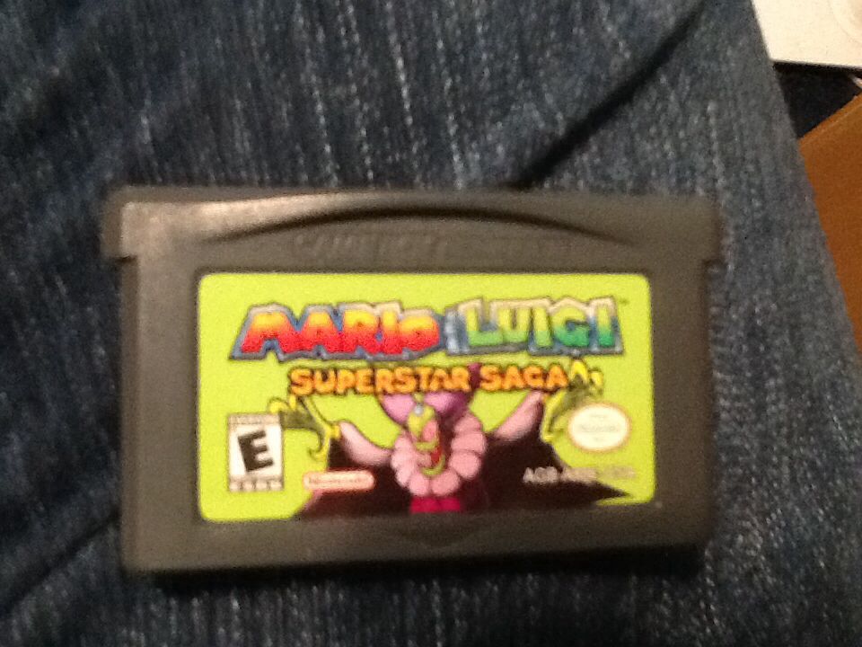 Mario And Luigi Superstar Saga - Nintendo Game Boy Advance (GBA) video game collectible - Main Image 1