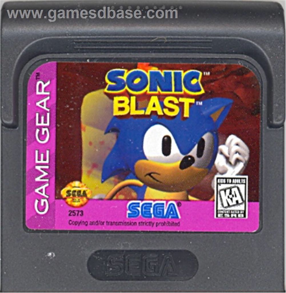 Sonic Blast - Sega Game Gear (Sega - 1) video game collectible - Main Image 2