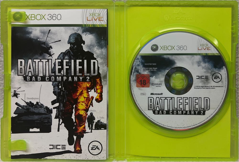 Battelfield Bad Company 2 - Microsoft Xbox 360 (Electronic Arts/EA Games - 25) video game collectible [Barcode 5030932087294] - Main Image 2