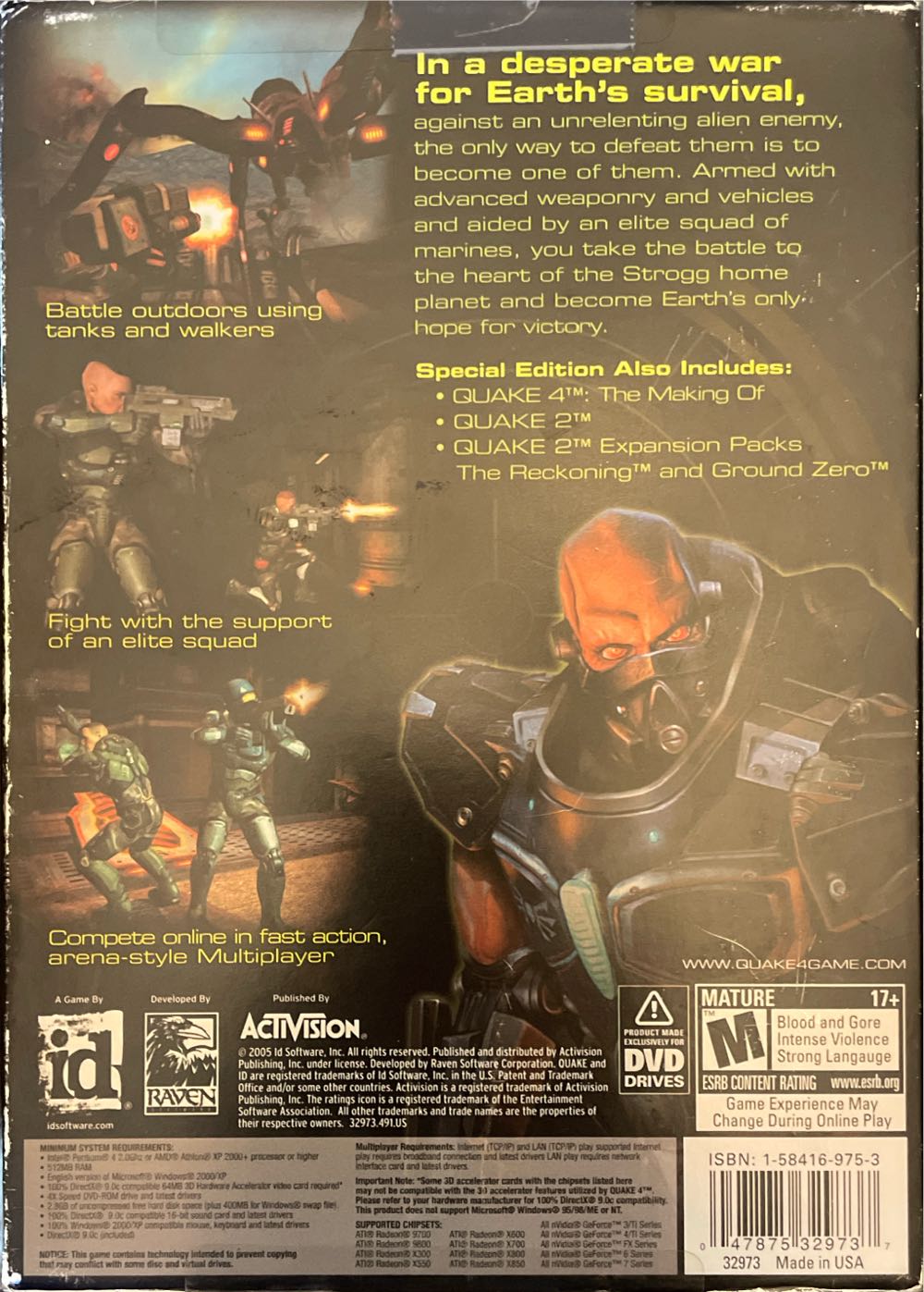 Quake 4: Special DVD Edition - PC video game collectible [Barcode 047875329737] - Main Image 2
