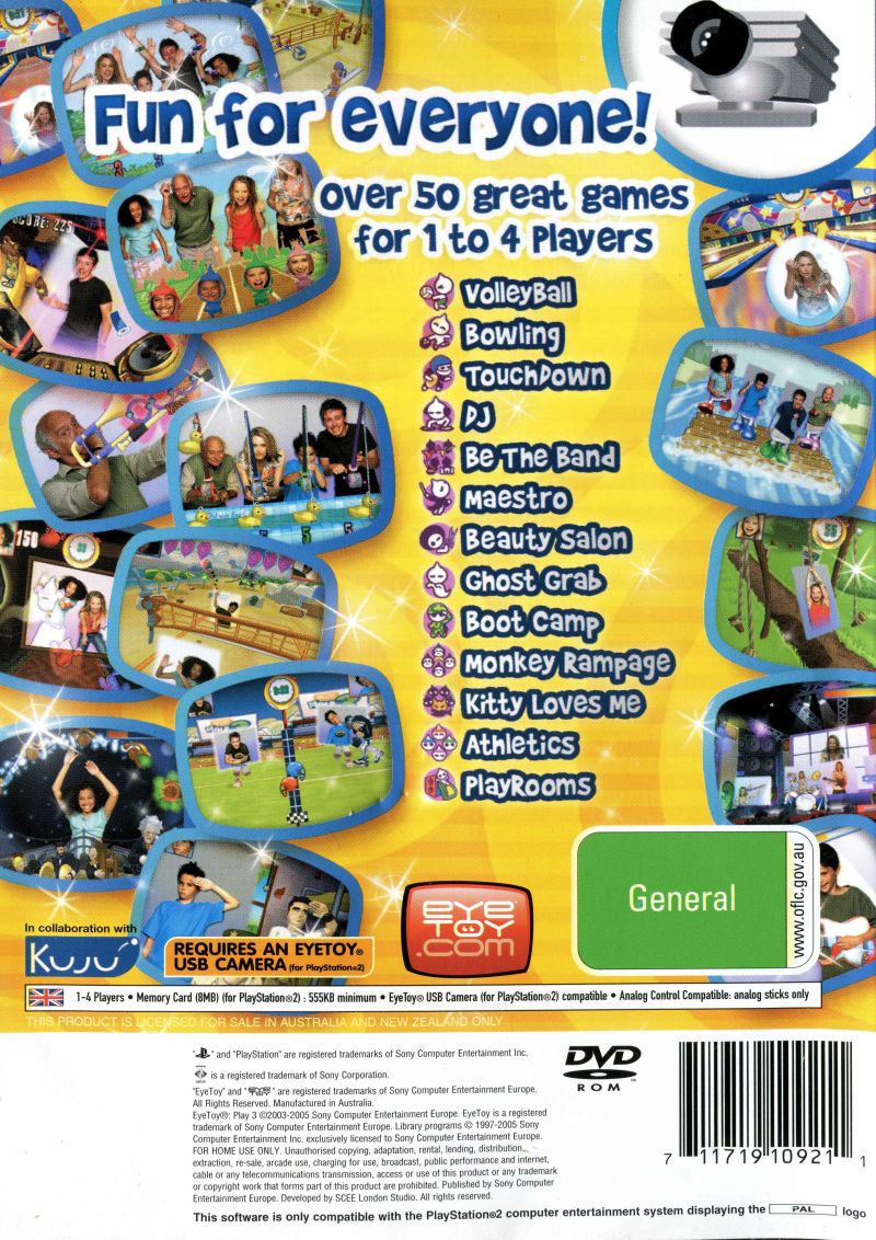 EyeToy: Play 3 - Sony PlayStation 2 (PS2) (4) video game collectible [Barcode 711719109211] - Main Image 2