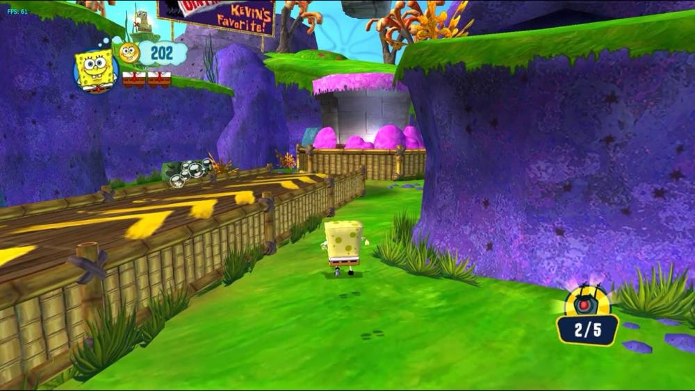 SpongeBob’s Truth or Square - Nintendo Wii (THQ - 1-2) video game collectible [Barcode 785138302652] - Main Image 3