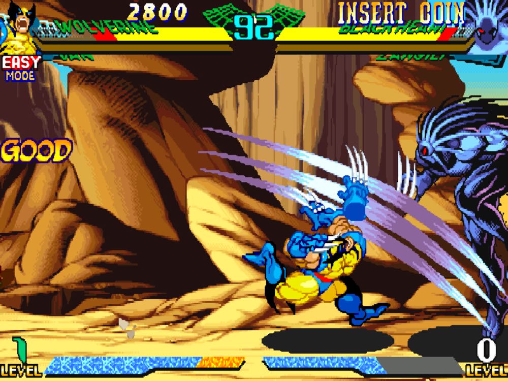 Marvel Super Heroes vs Street Fighter - Sony PlayStation (Capcom - 1-2) video game collectible [Barcode 013388210435] - Main Image 3