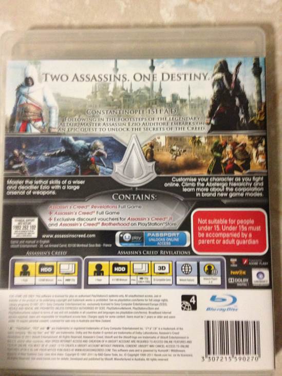 Assassin’s Creed Revelations - Sony PlayStation 3 (PS3) (Ubisoft - 1) video game collectible - Main Image 2