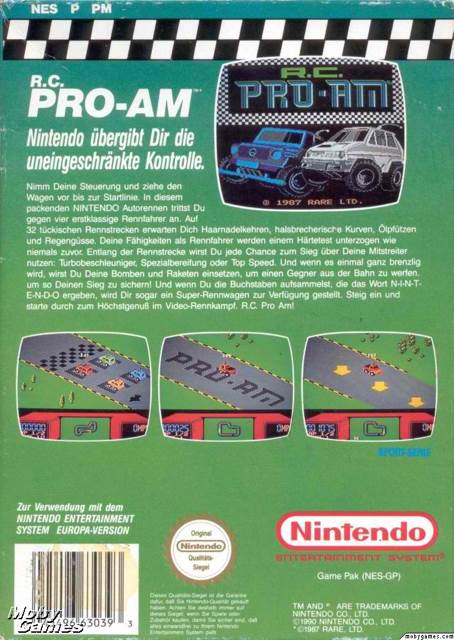 R.C. Pro Am - Nintendo Entertainment System (NES) video game collectible - Main Image 2