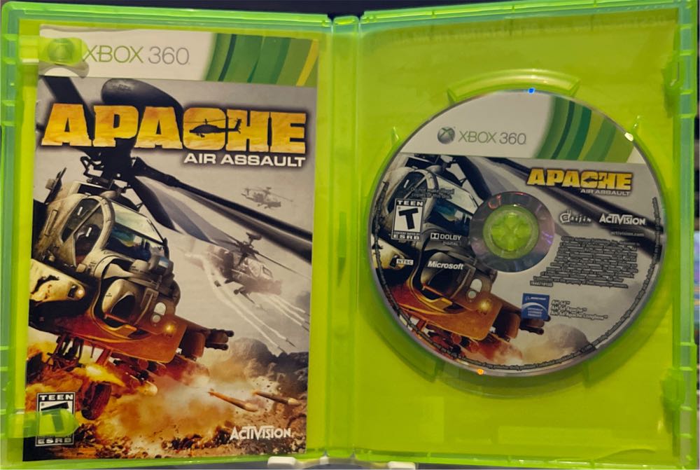 Apache: Air Assault - Microsoft Xbox 360 (Activision - 2) video game collectible [Barcode 047875764477] - Main Image 3