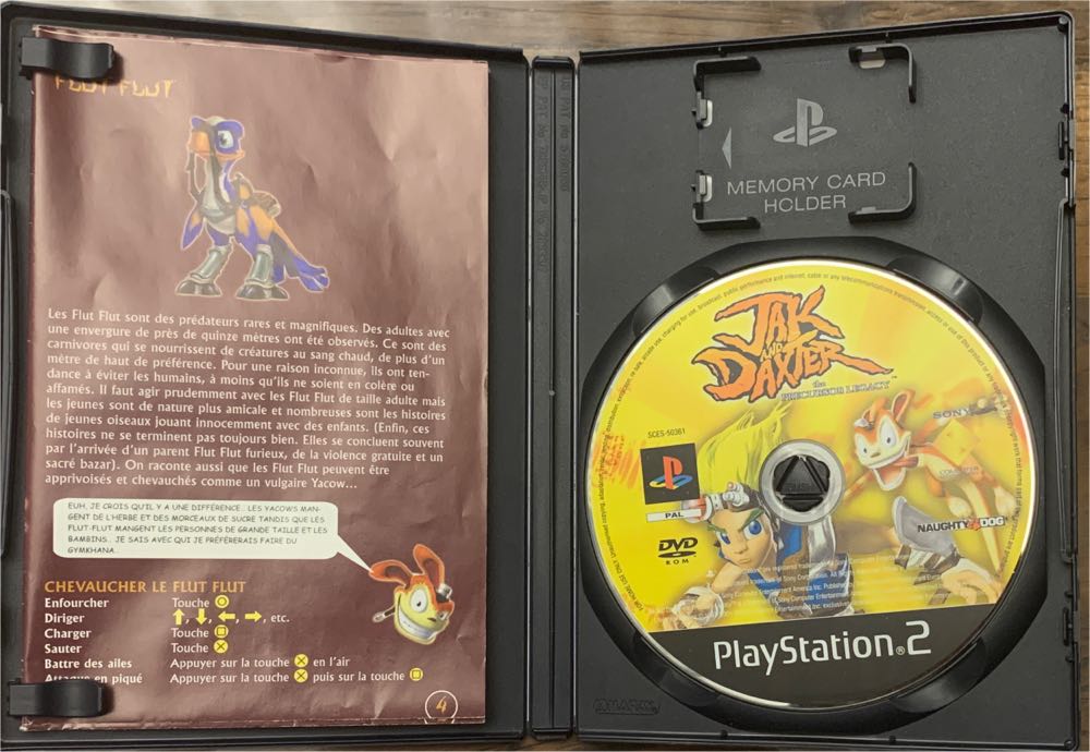 Jak And Daxter: The Precursor Legacy - Sony PlayStation 2 (PS2) (Sony Computer Entertainment - 1) video game collectible [Barcode 711719307020] - Main Image 3