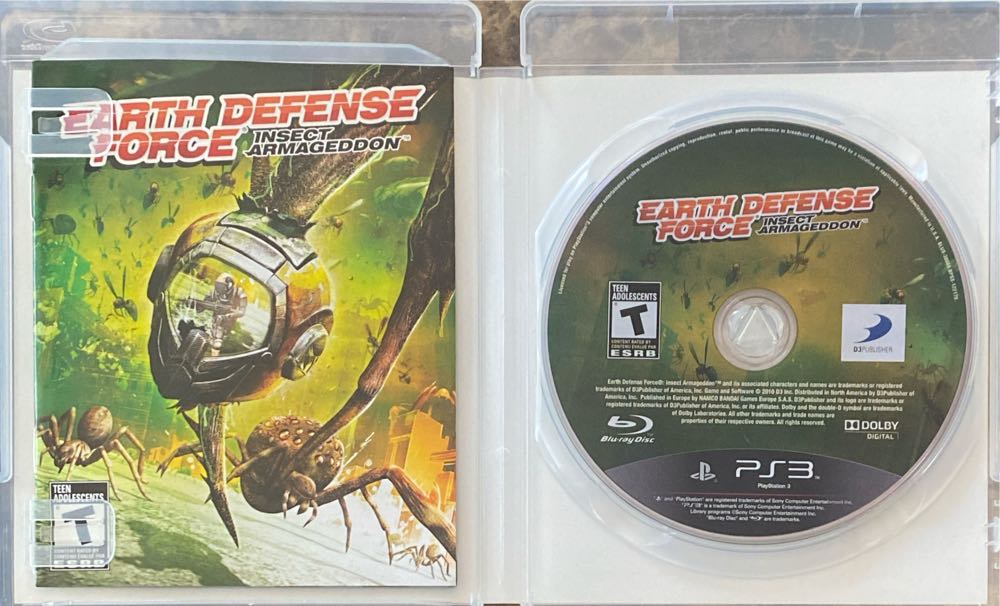 Earth Defense Force: Insect Armageddon - Sony PlayStation Network (PSN) (D3 Publisher - 2) video game collectible [Barcode 879278130050] - Main Image 3