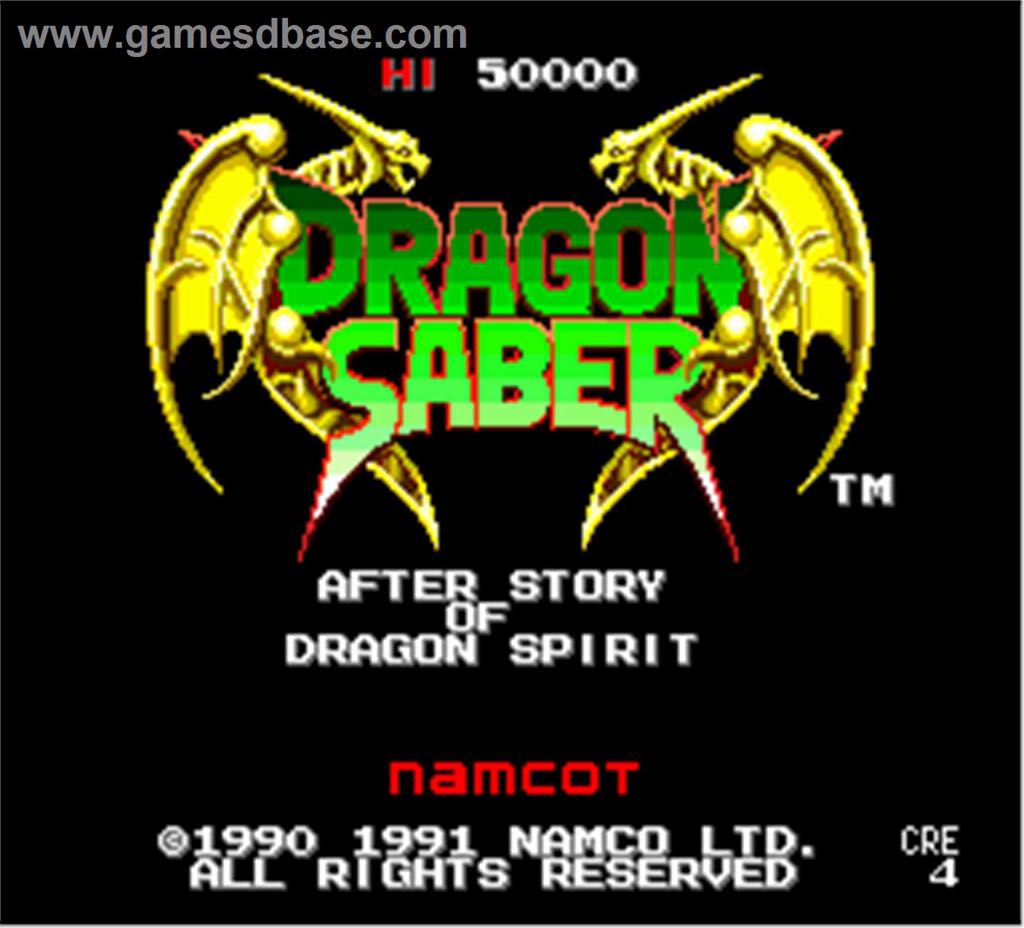 Dragon Saber - NEC TurboGrafx-16 (Namcot - 2) video game collectible [Barcode 4907892031234] - Main Image 2