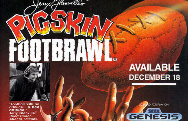 Pigskin Footbrawl - Sega Genesis (Mega Drive) (Razor Soft - 2) video game collectible [Barcode 720326805386] - Main Image 2