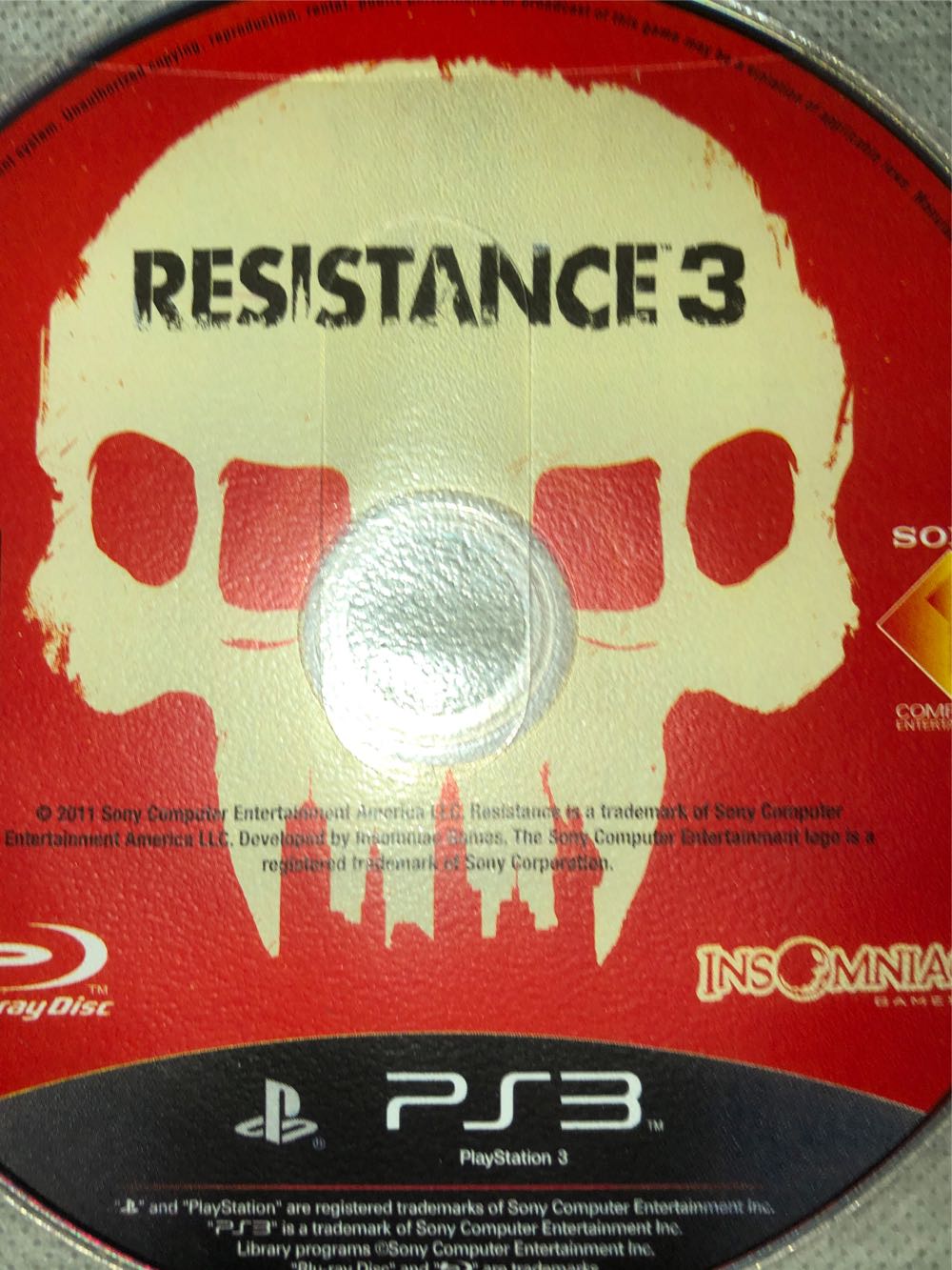 Resistance 3 - Sony PlayStation 3 (PS3) (Sony Computer Entertainment - 1-2) video game collectible [Barcode 711719128199] - Main Image 4