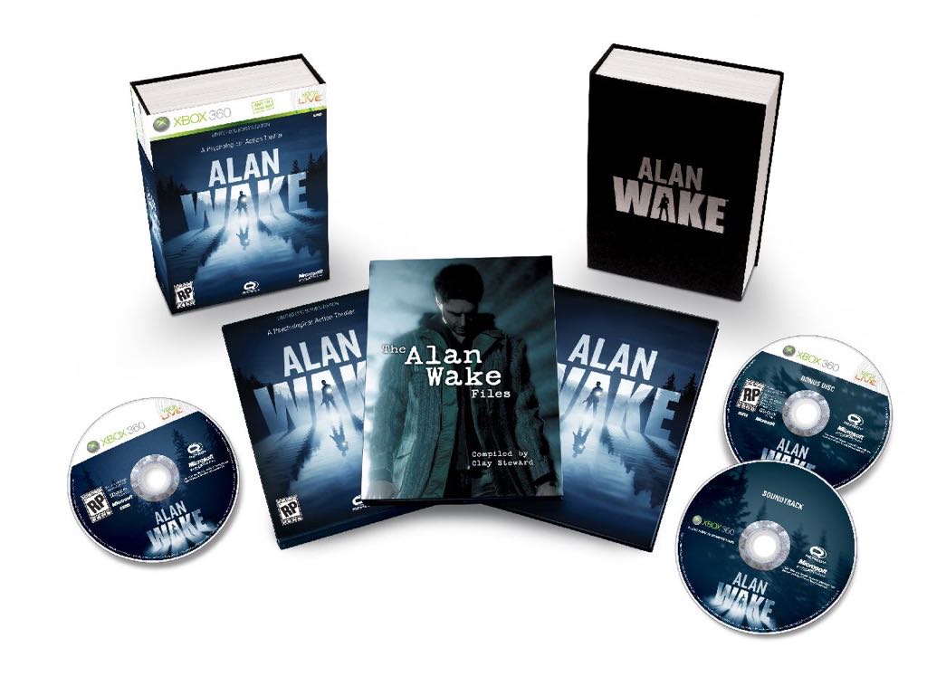 Alan Wake Collector’s Edition - Microsoft Xbox 360 (Microsoft Games Studios - 1) video game collectible [Barcode 885370091786] - Main Image 2