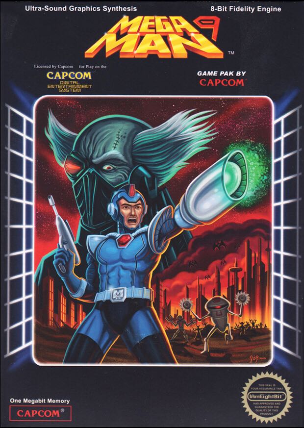 Mega Man 9 - Sony PlayStation 3 (PS3) video game collectible - Main Image 1
