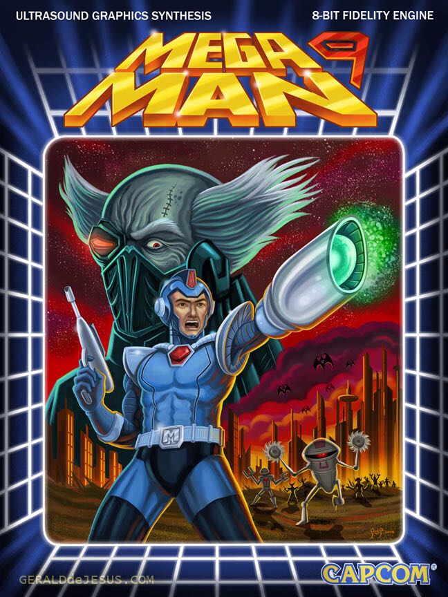 Mega Man 9 - Sony PlayStation Network (PSN) (Capcom U.S.A., Inc. - 1) video game collectible - Main Image 1