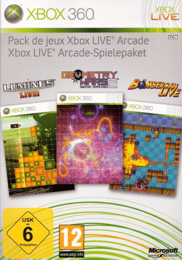 Xbox Live Arcade Game Pack - Microsoft Xbox 360 (Xbox Game Studios - 1-4) video game collectible - Main Image 1
