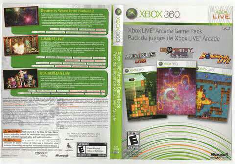 Xbox Live Arcade Game Pack - Microsoft Xbox 360 (Microsoft - 8) video game collectible - Main Image 2