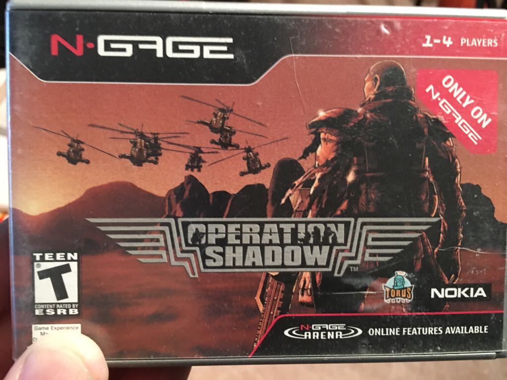 Operation Shadow - Nokia N-Gage video game collectible [Barcode 771619106826] - Main Image 1