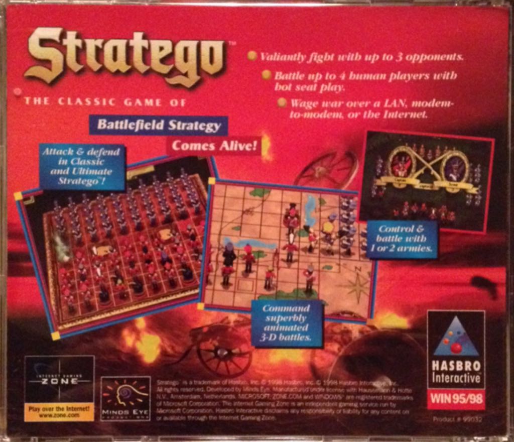 Stratego - PC (Hasbro) video game collectible [Barcode 076930997963] - Main Image 2