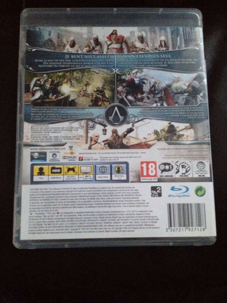 Assassin’s creed : brotherhood - Sony PlayStation 3 (PS3) (Ubisoft - 8) video game collectible [Barcode 3307217927128] - Main Image 2