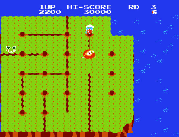 Dig Dug II - Arcade (Namco - 1-2) video game collectible - Main Image 3