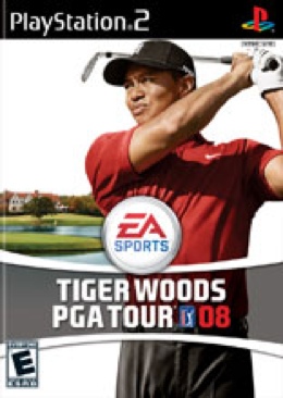 Tiger Woods PGA Tour ’08 - Sony PlayStation 2 (PS2) video game collectible - Main Image 1